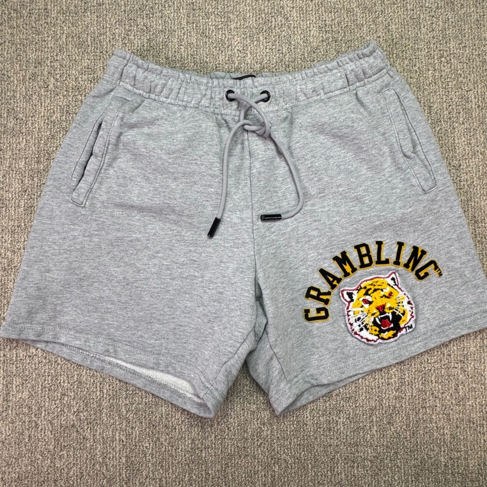 Pro Standard Grambling State Tigers Men's Athletic Shorts Size Mediumβ Grey